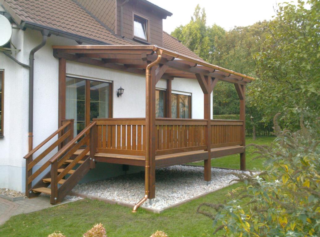 Holz Balkon